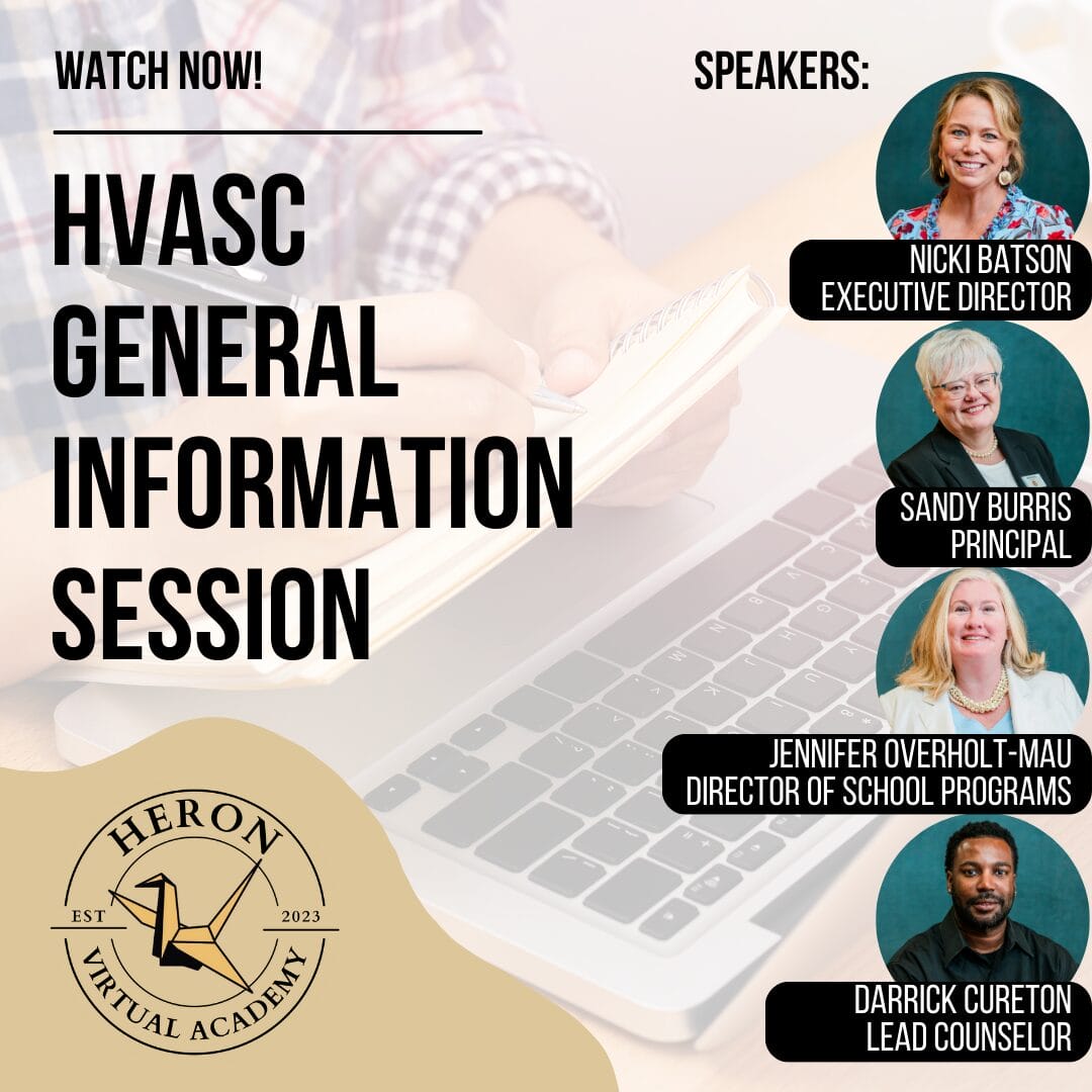 HVASC General Information Session Webinar Graphic.